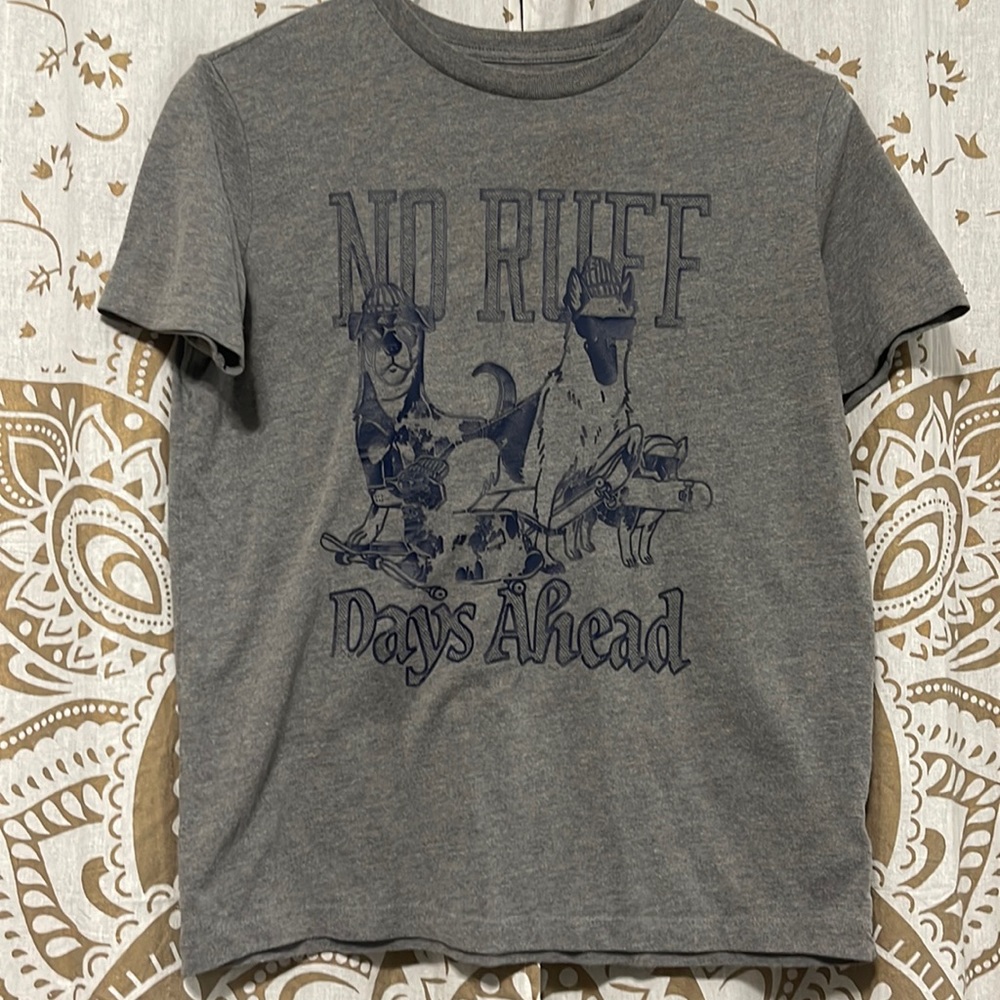 Old Navy Graphic Tee Grey Youth XL